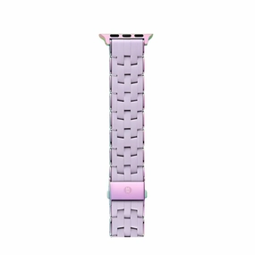 Michele Gentle Lavender Silicone Bracelet Band for Apple Watch?