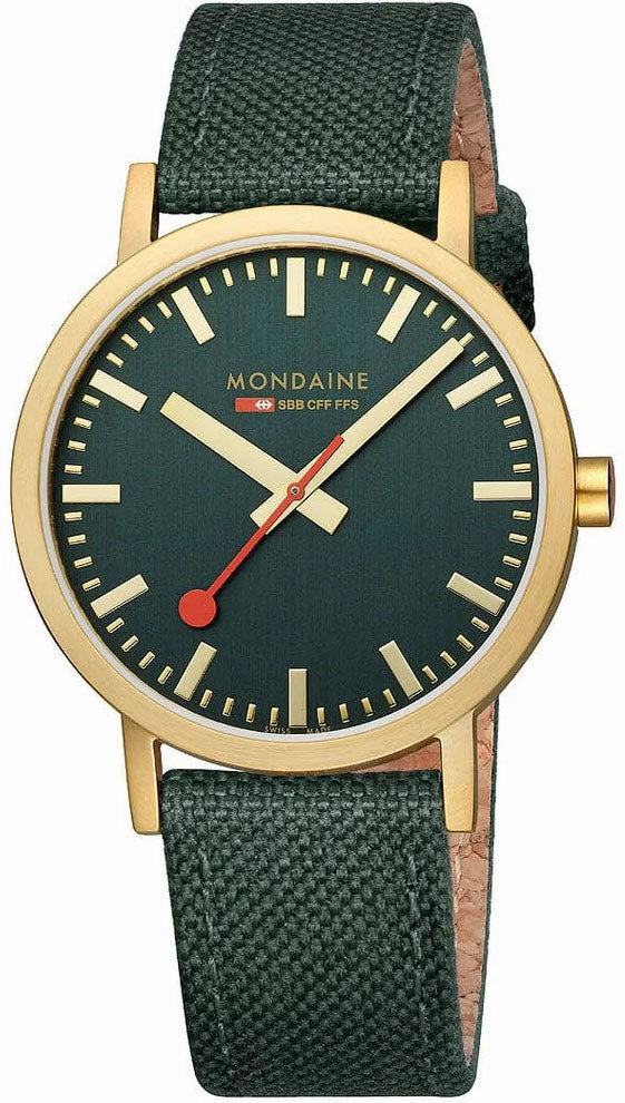 Mondaine Classic Forest Green Watch
