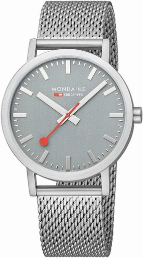 Mondaine Classic Good Grey Special Edition Watch