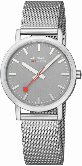 Mondaine Classic Good Grey Special Edition Watch