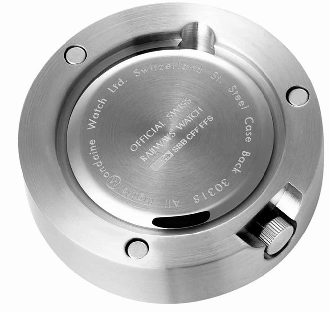 Mondaine Clock Magnet Silver Watch