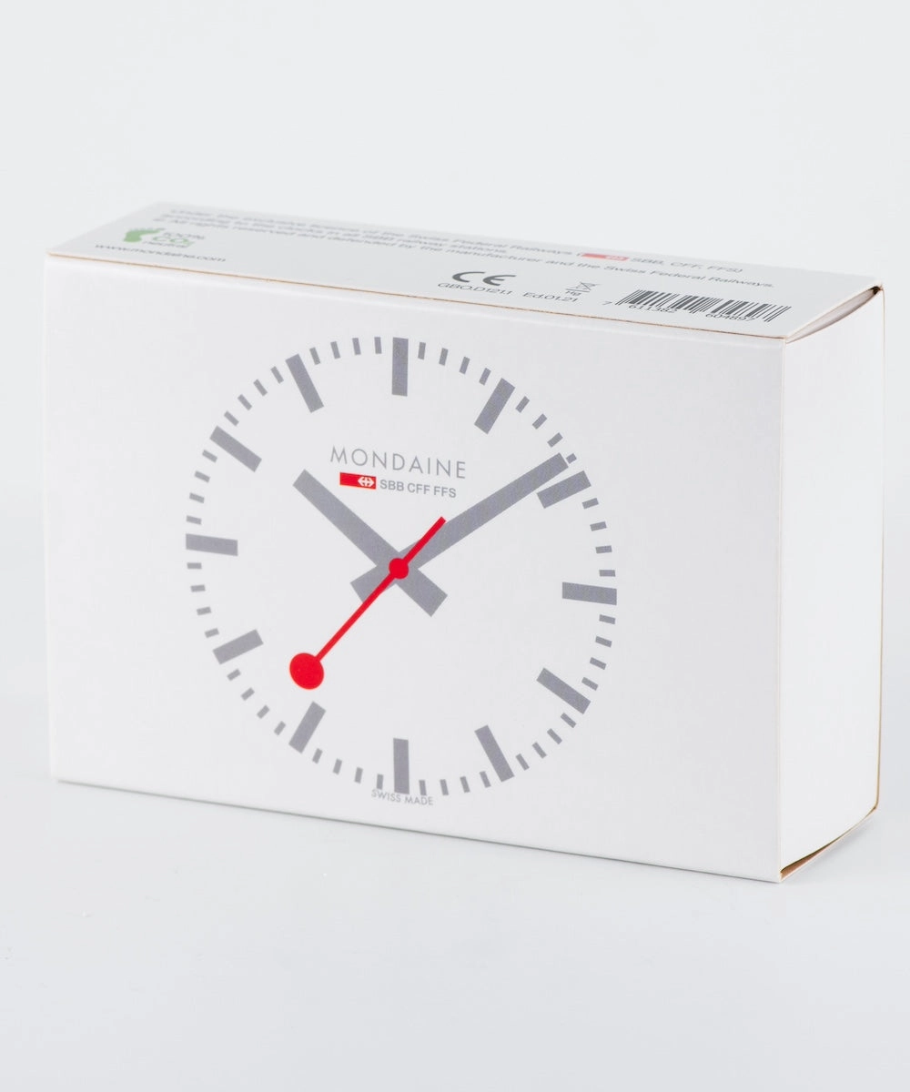 Mondaine Clock Magnet Silver Watch