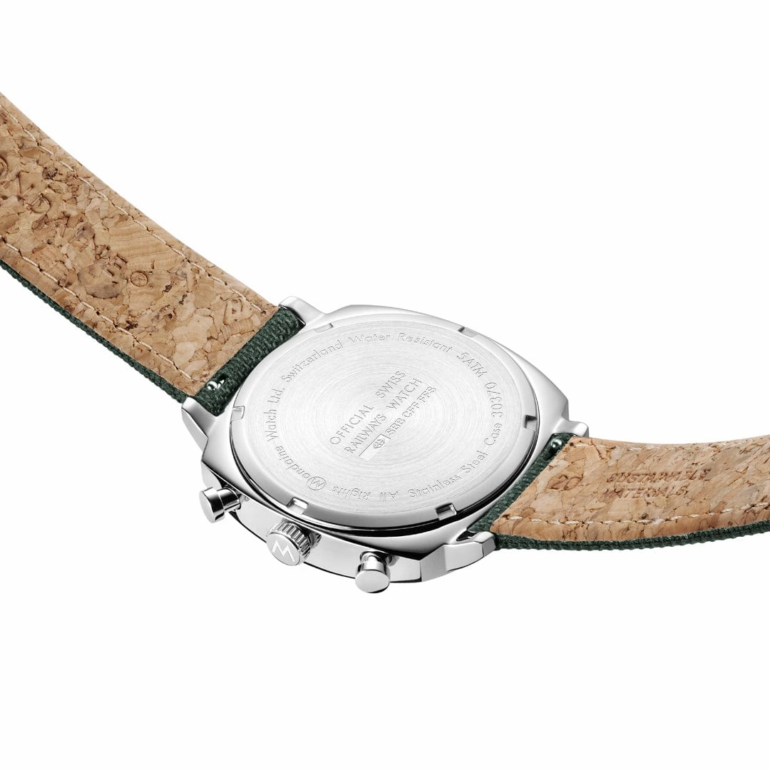 Mondaine Cushion Park Green Watch MSL.41460.LF.SET