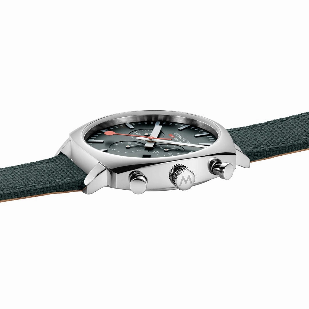 Mondaine Cushion Park Green Watch MSL.41460.LF.SET