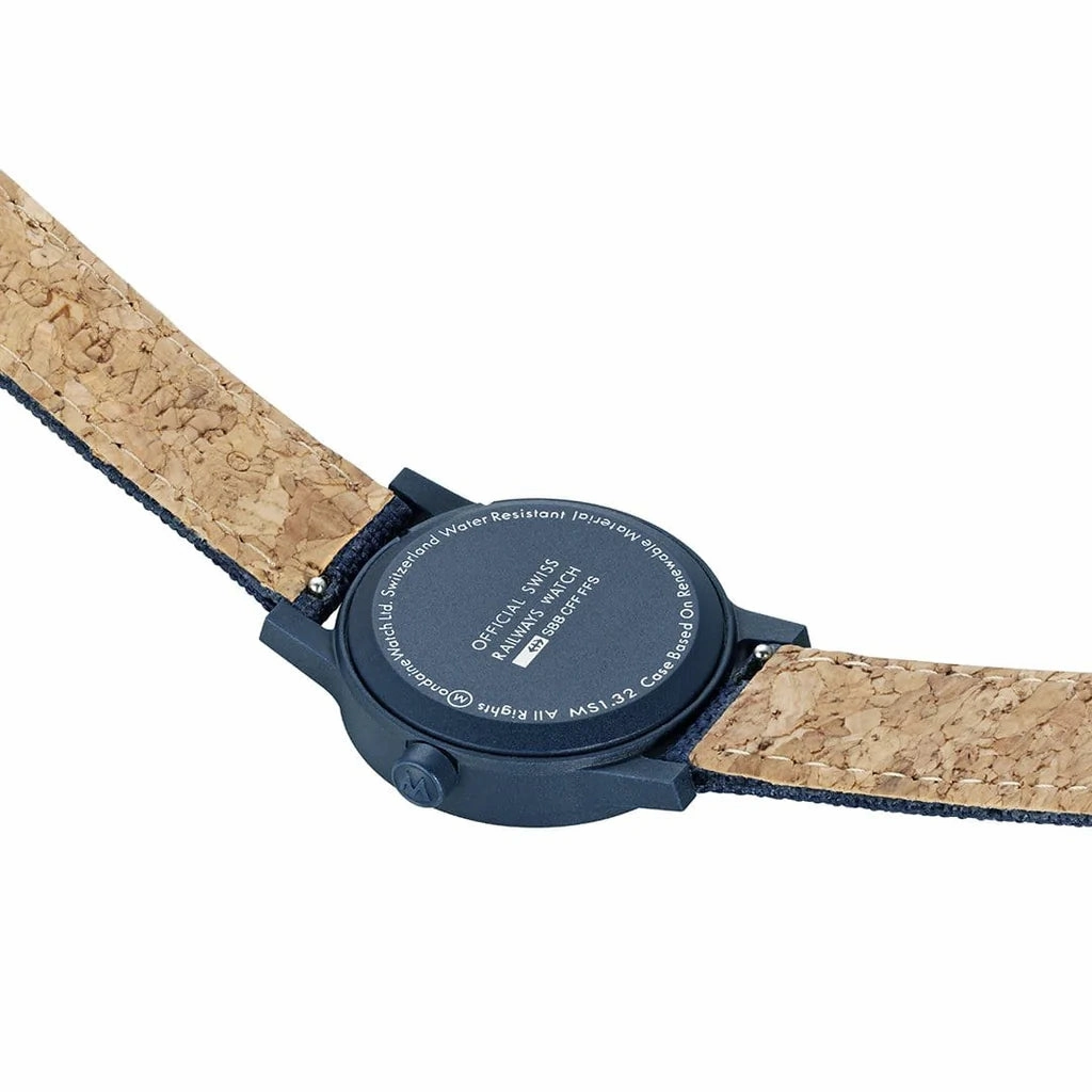 Mondaine Essence Quartz Deep Ocean Blue Watch