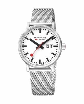 Mondaine Evo2 Big Date White Dial Watch MSE.40210.SM
