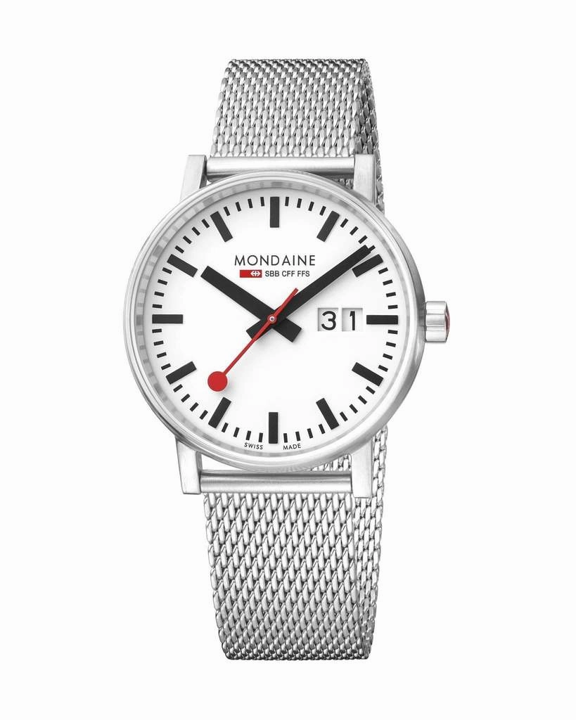 Mondaine Evo2 Big Date White Dial Watch MSE.40210.SM