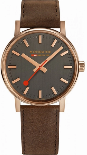 Mondaine Evo2 Rose Gold Watch