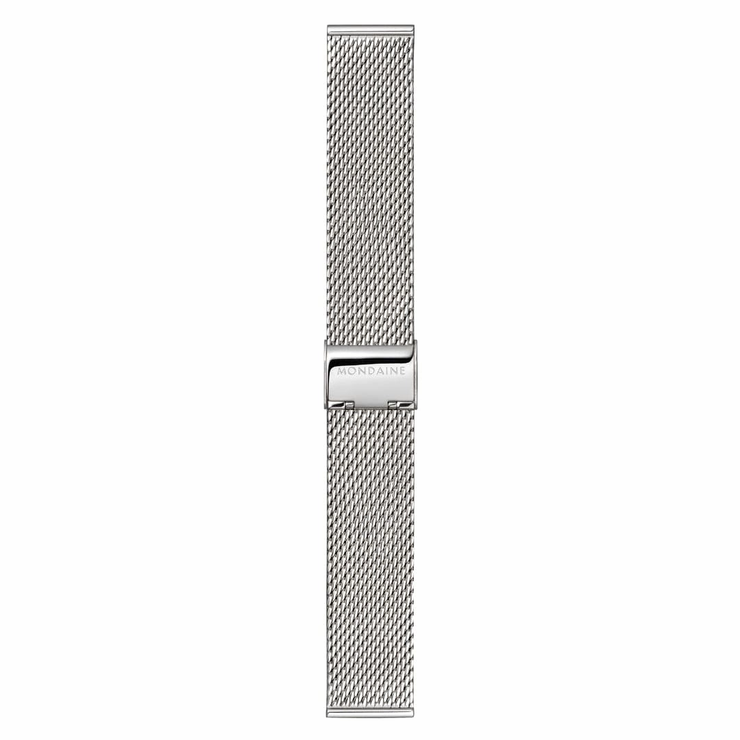 Mondaine Evo2 Stainless Steel White Dial Watch MSE.40110.SM