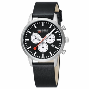 Mondaine Neo Chronograph Super-luminova Vegan Leather, 41 Mm MSD.41420.LBV