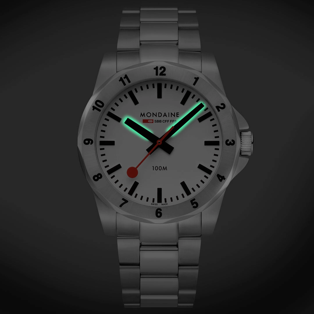 Mondaine Numeri White Watch