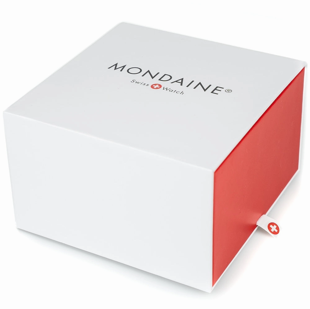 Mondaine Official Swiss Railways Cushion Set Watch