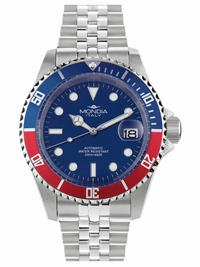 Mondia Madison Automatic - Men's Watch - MI-786-SSBLRD-BL-GB