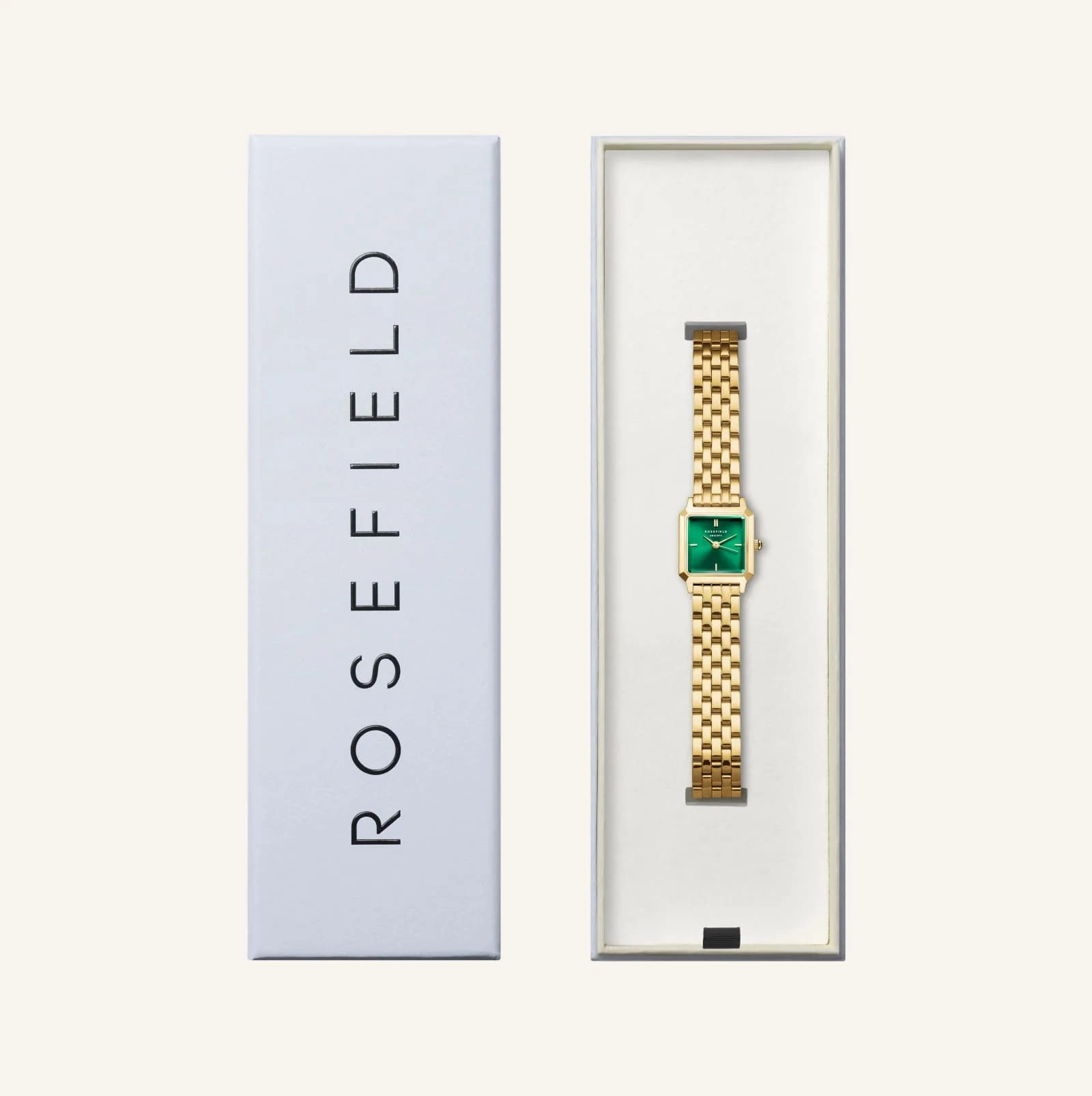 Montre Rosefield Boxelle meraude B05