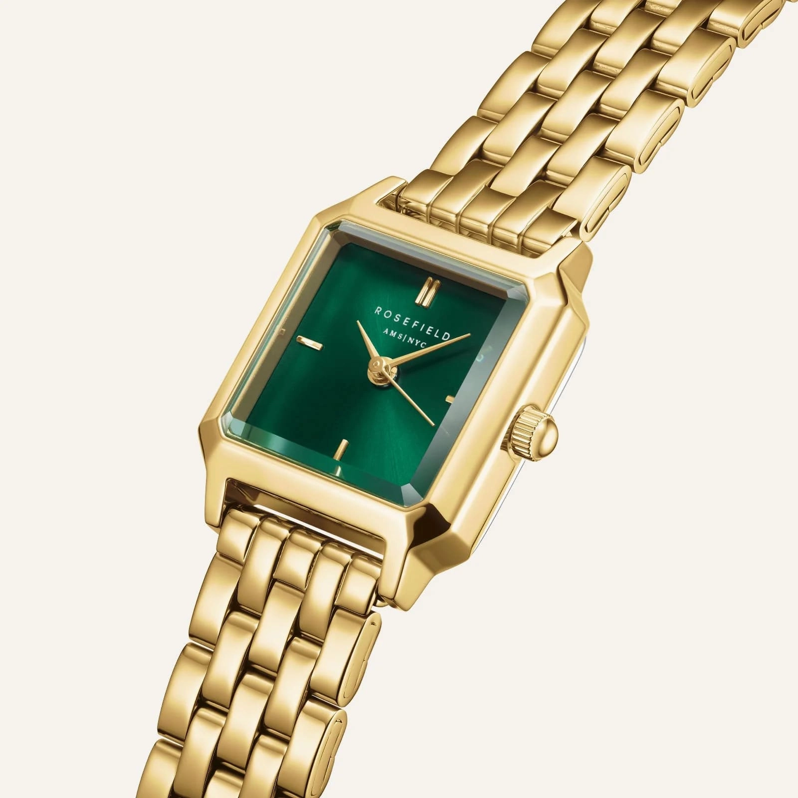 Montre Rosefield Boxelle meraude B05
