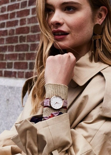 Montre Rosefield CITY BLOOM Blossom White Rose Gold