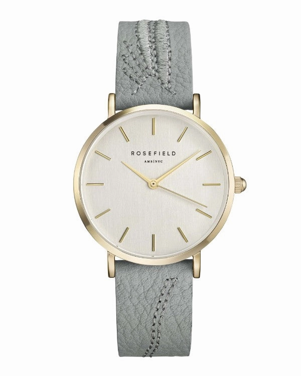 Montre Rosefield CITY BLOOM Leaf Brush Gold