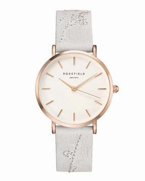 Montre Rosefield CITY BLOOM Lily White Rose Gold