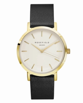 Montre Rosefield The GRAMERCY White Black Gold GWBLG-G32