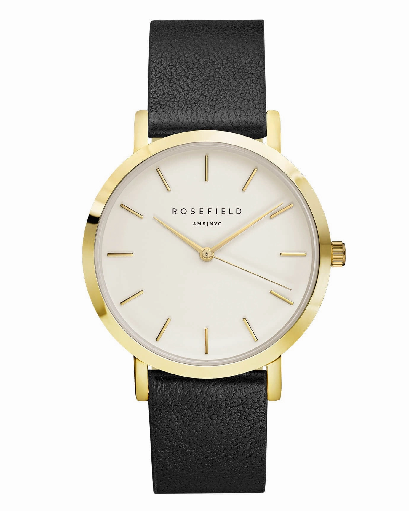Montre Rosefield The GRAMERCY White Black Gold GWBLG-G32