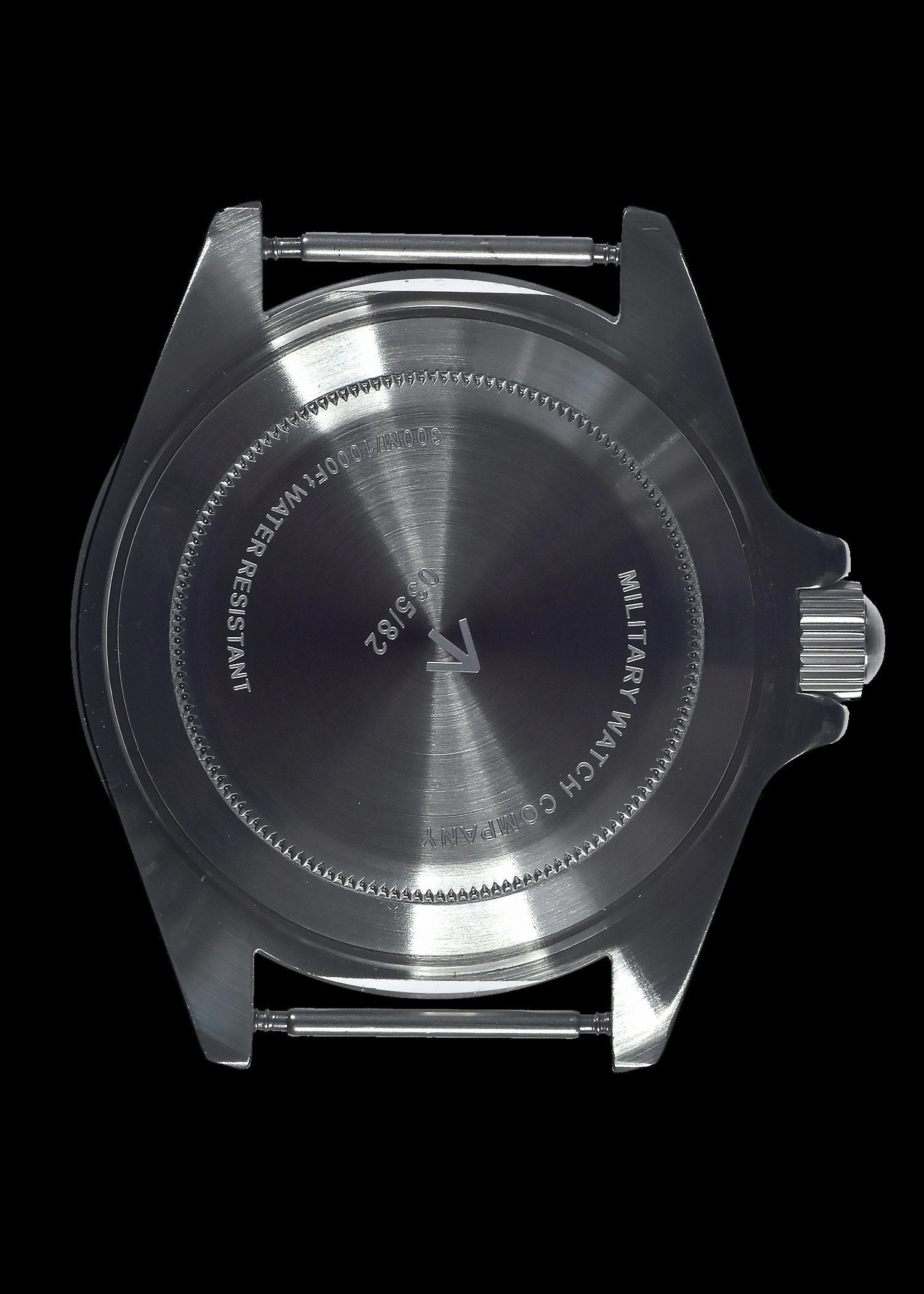 MWC 21 Jewel 1980s Pattern 300m Automatic Military Divers Watch with Sapphire Crystal and a Black and a Grey NATO Strap