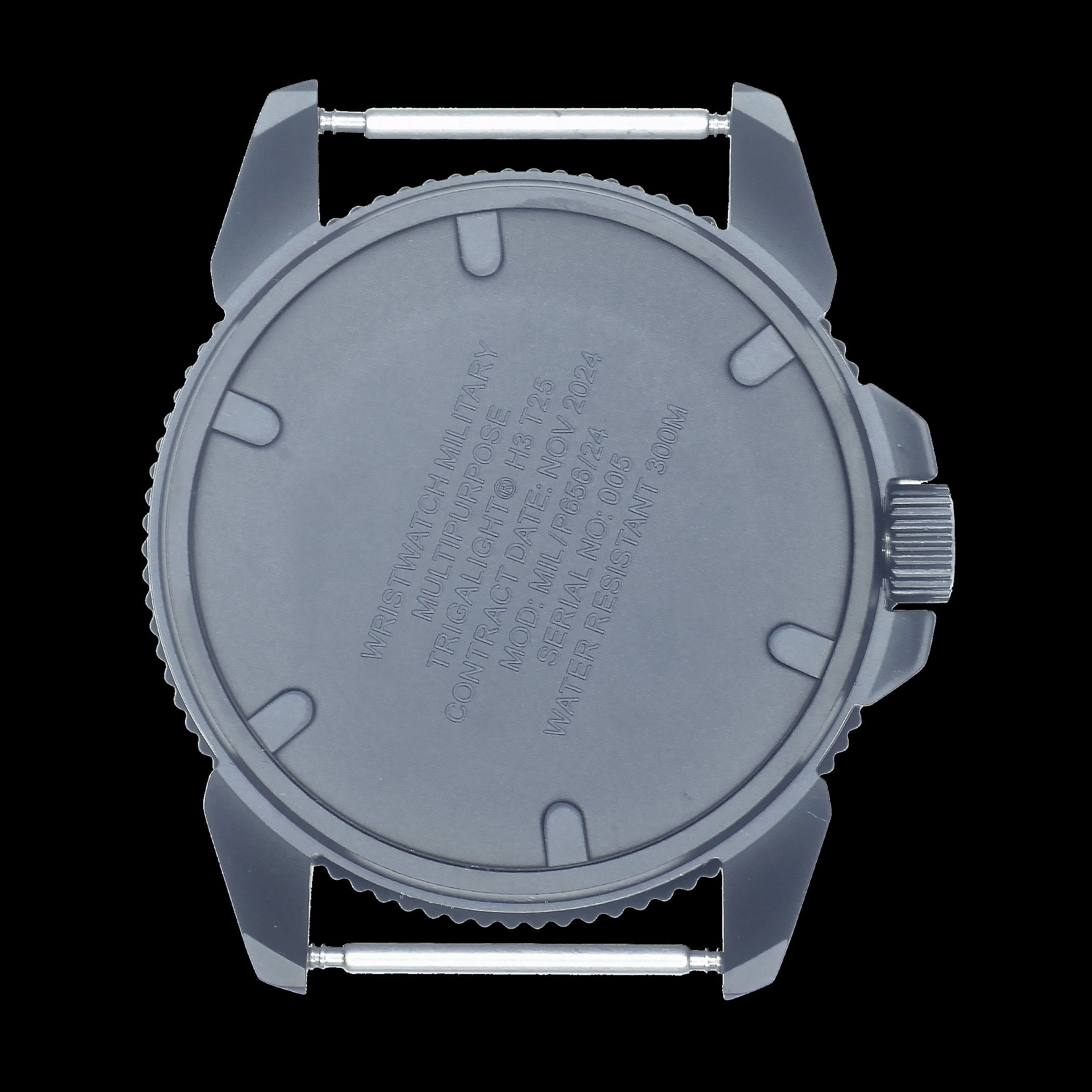 MWC P656 2025 Model Stainless Steel Tactical Series Watch with Day/Date, GTLS Tritium and Sapphire Crystal