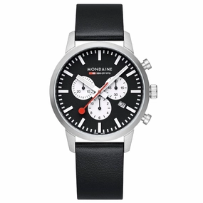 NEO, Brushed Steel, 41 mm, Black Vegan Grape Leather