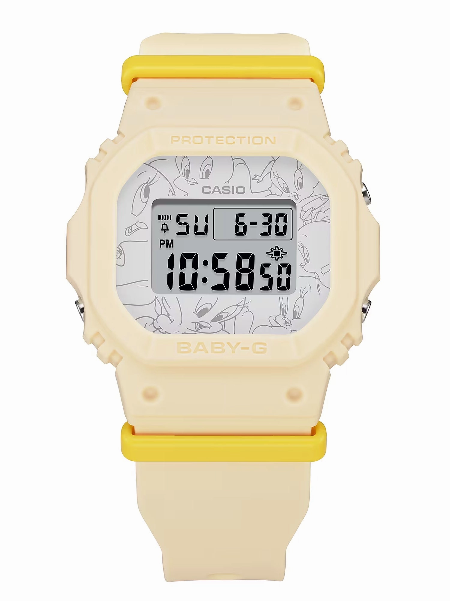 NEW Casio Baby-G TWEETY LOONEY TUNES Lmtd Edtn Digital Womens Watch BGD565TW-5