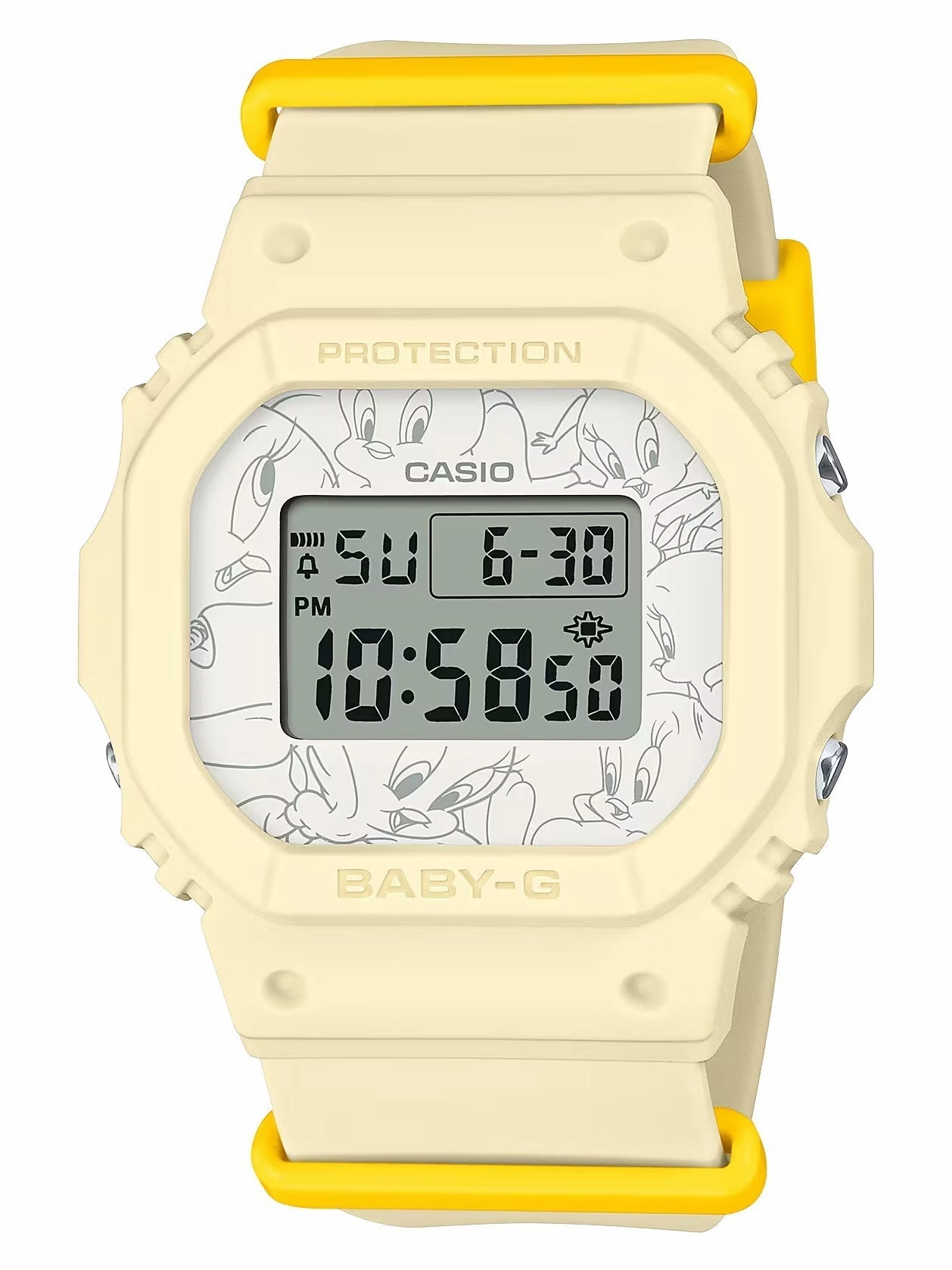 NEW Casio Baby-G TWEETY LOONEY TUNES Lmtd Edtn Digital Womens Watch BGD565TW-5
