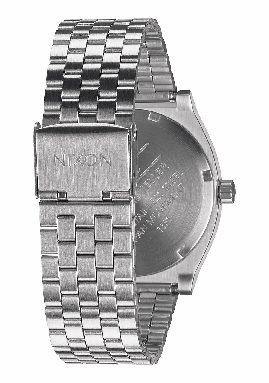 Nixon Time Teller Stainless Steel Black Dial Mens Watch A045-000-00