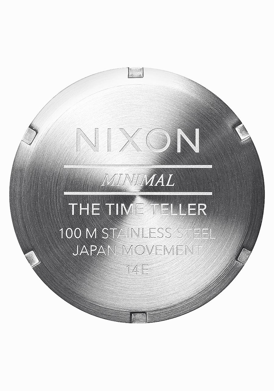 Nixon Time Teller Stainless Steel Black Dial Mens Watch A045-000-00