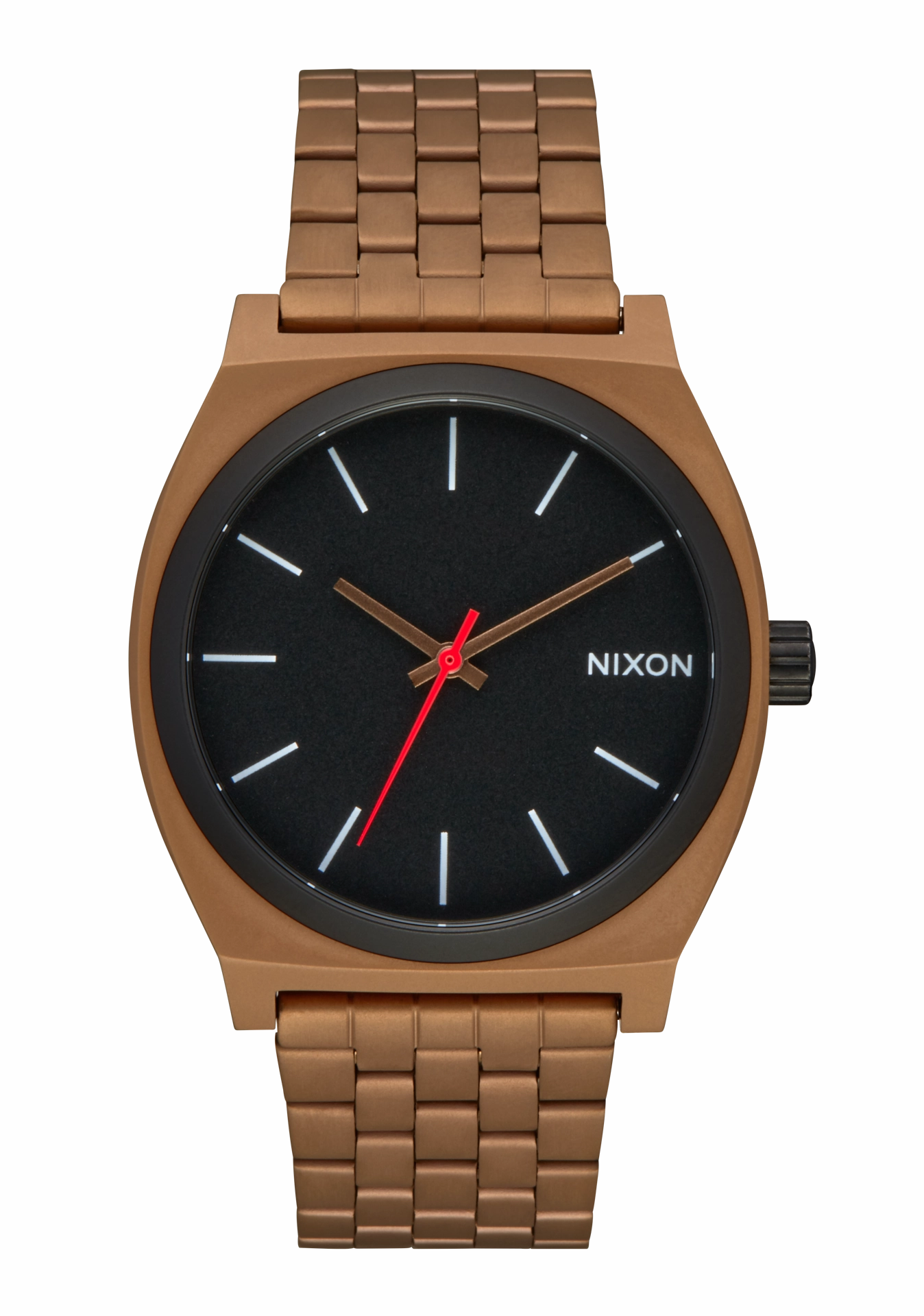 Nixon Time Teller Stainless Steel Black Dial Mens Watch A045-5145-00