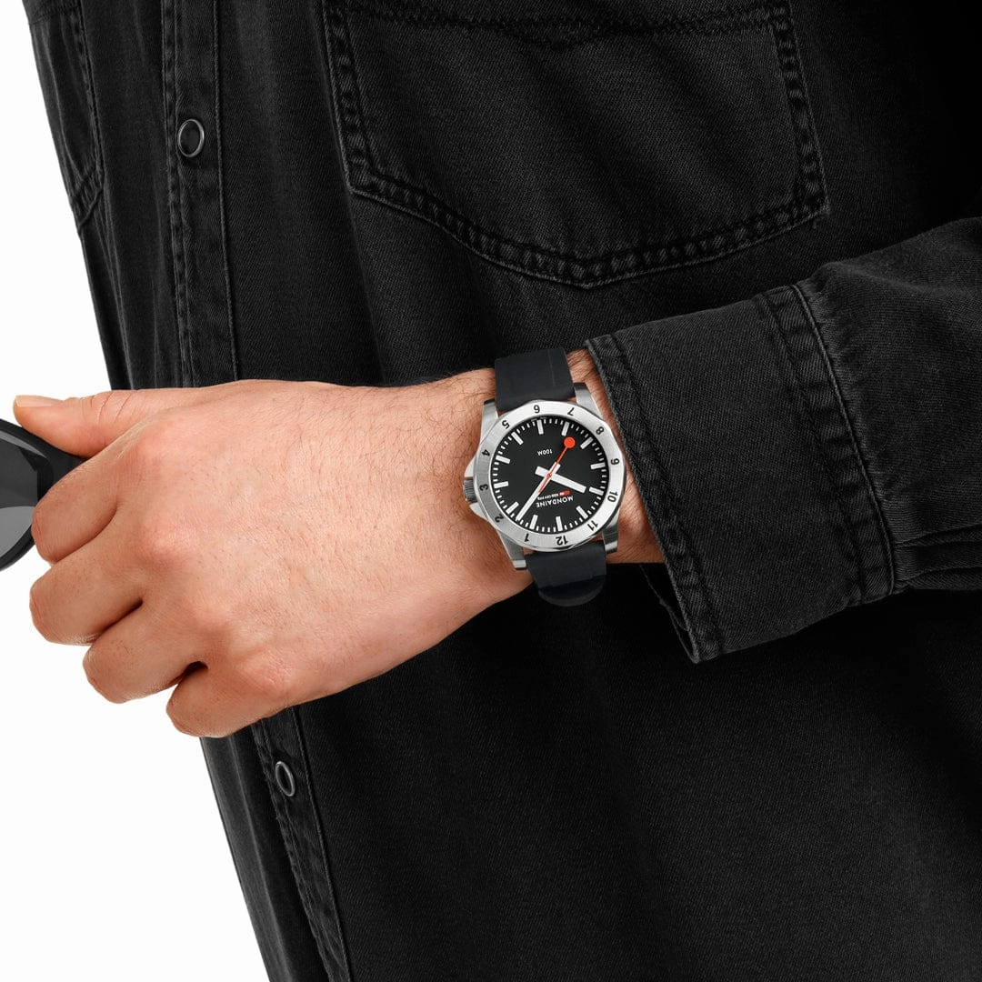 Numeri, 42 mm, Silicone Rubber Watch