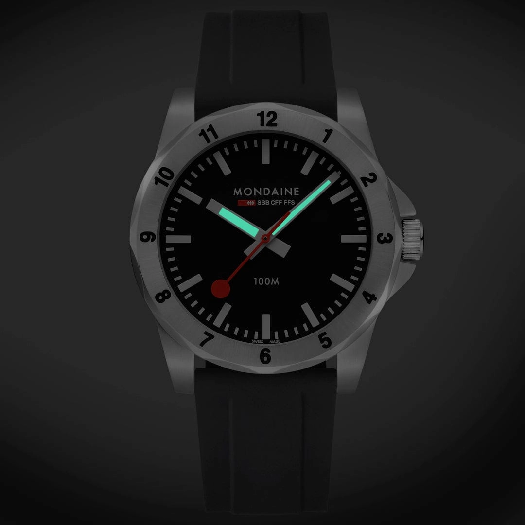 Numeri, 42 mm, Silicone Rubber Watch