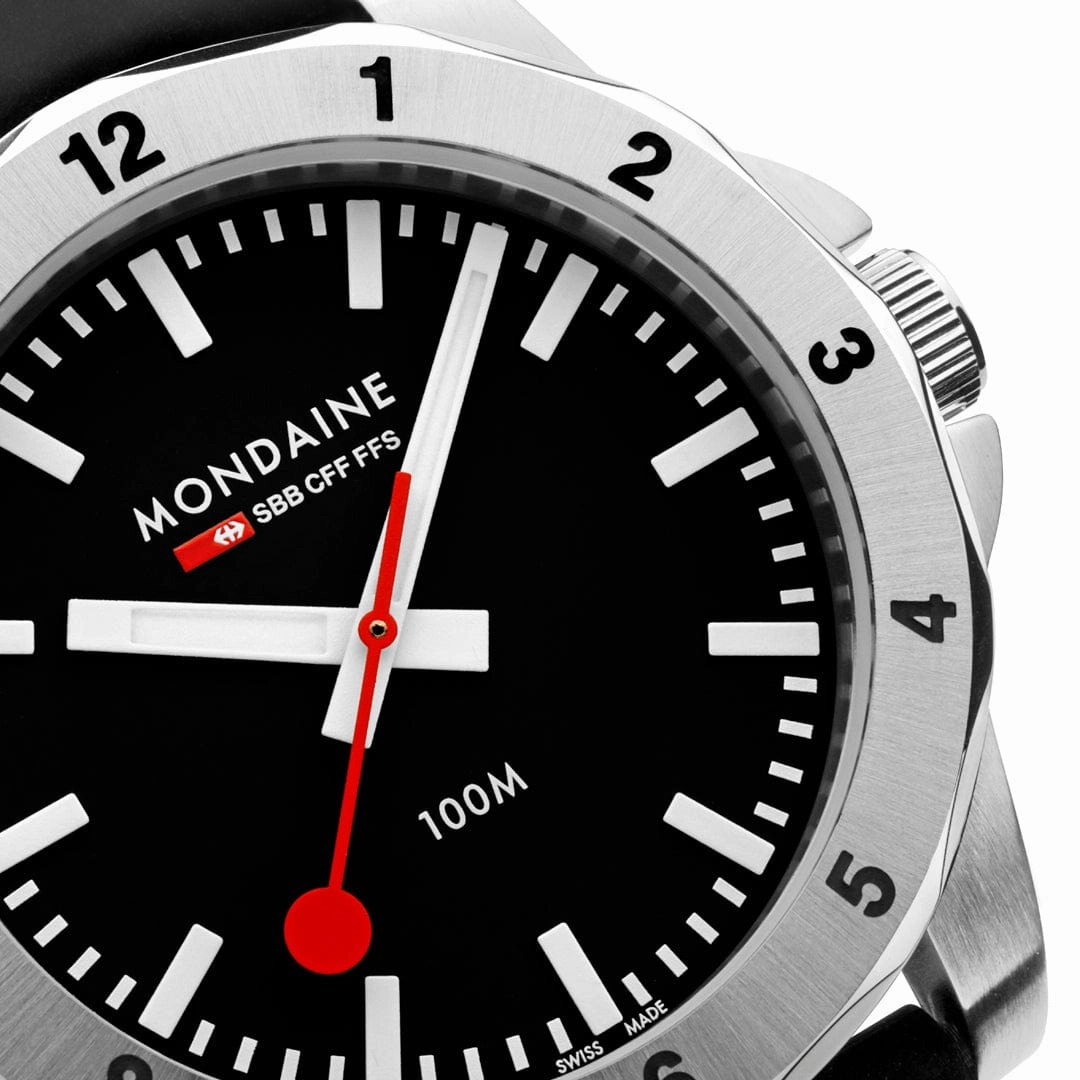 Numeri, 42 mm, Silicone Rubber Watch