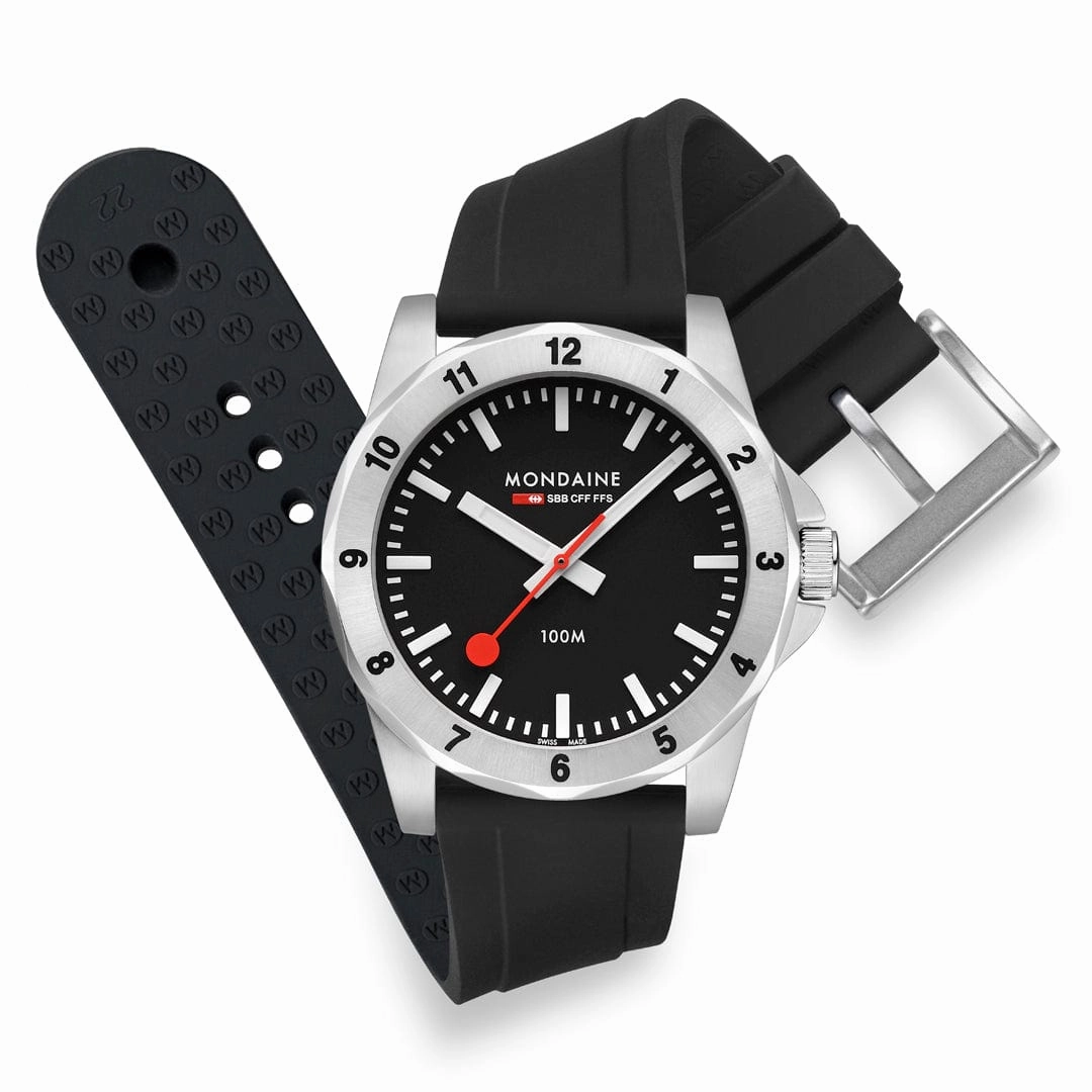 Numeri, 42 mm, Silicone Rubber Watch