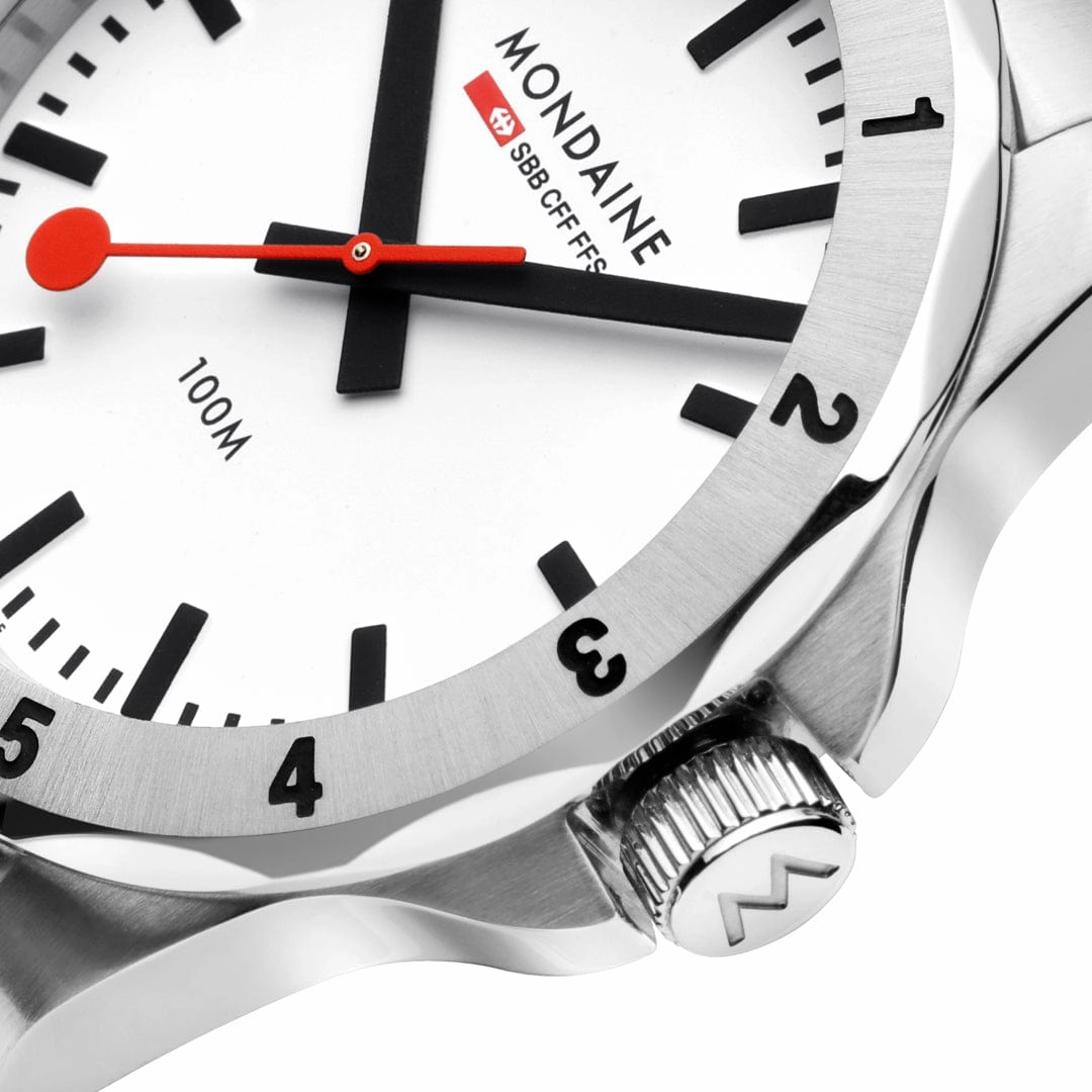 Numeri, 42 mm, Stainless Steel Watch