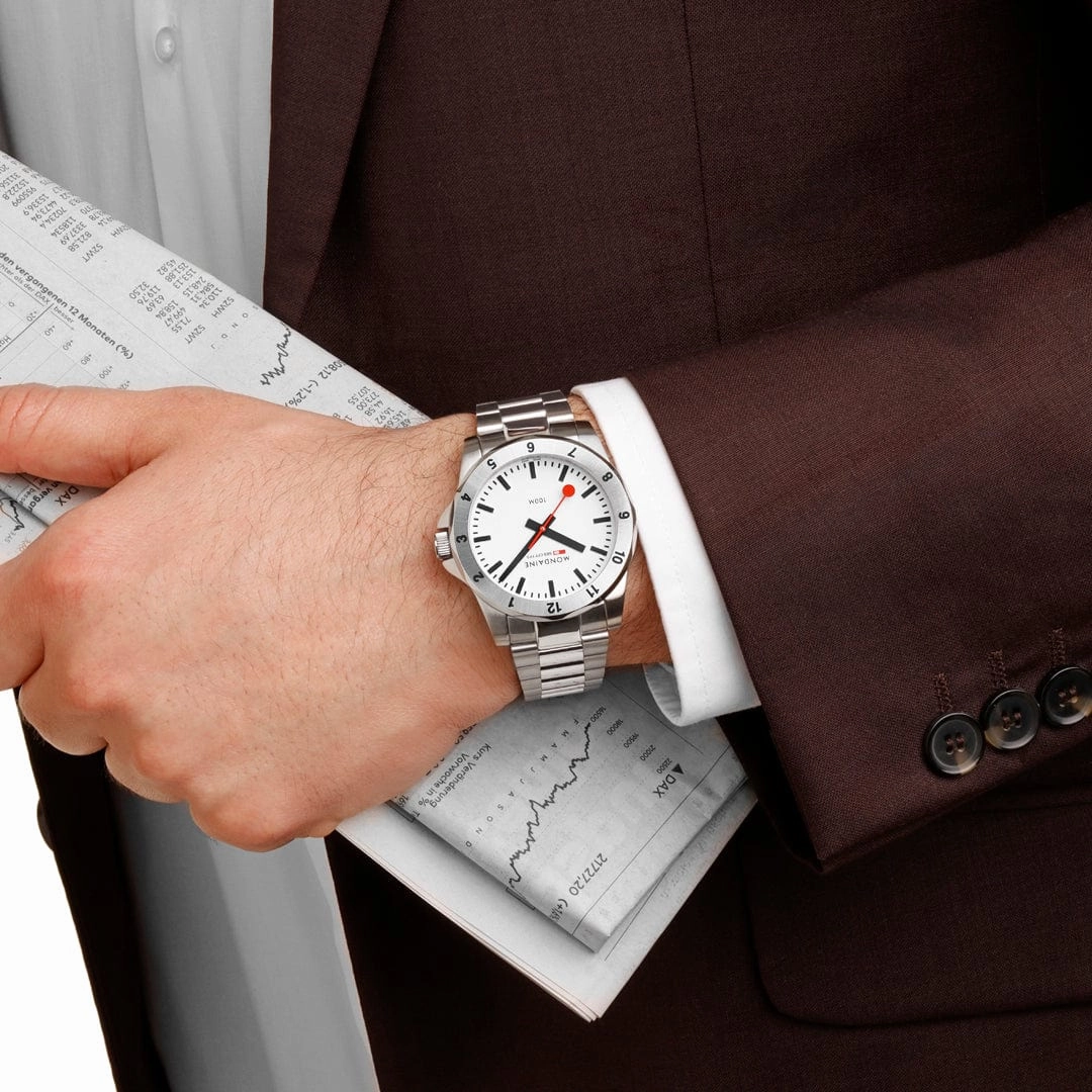 Numeri, 42 mm, Stainless Steel Watch