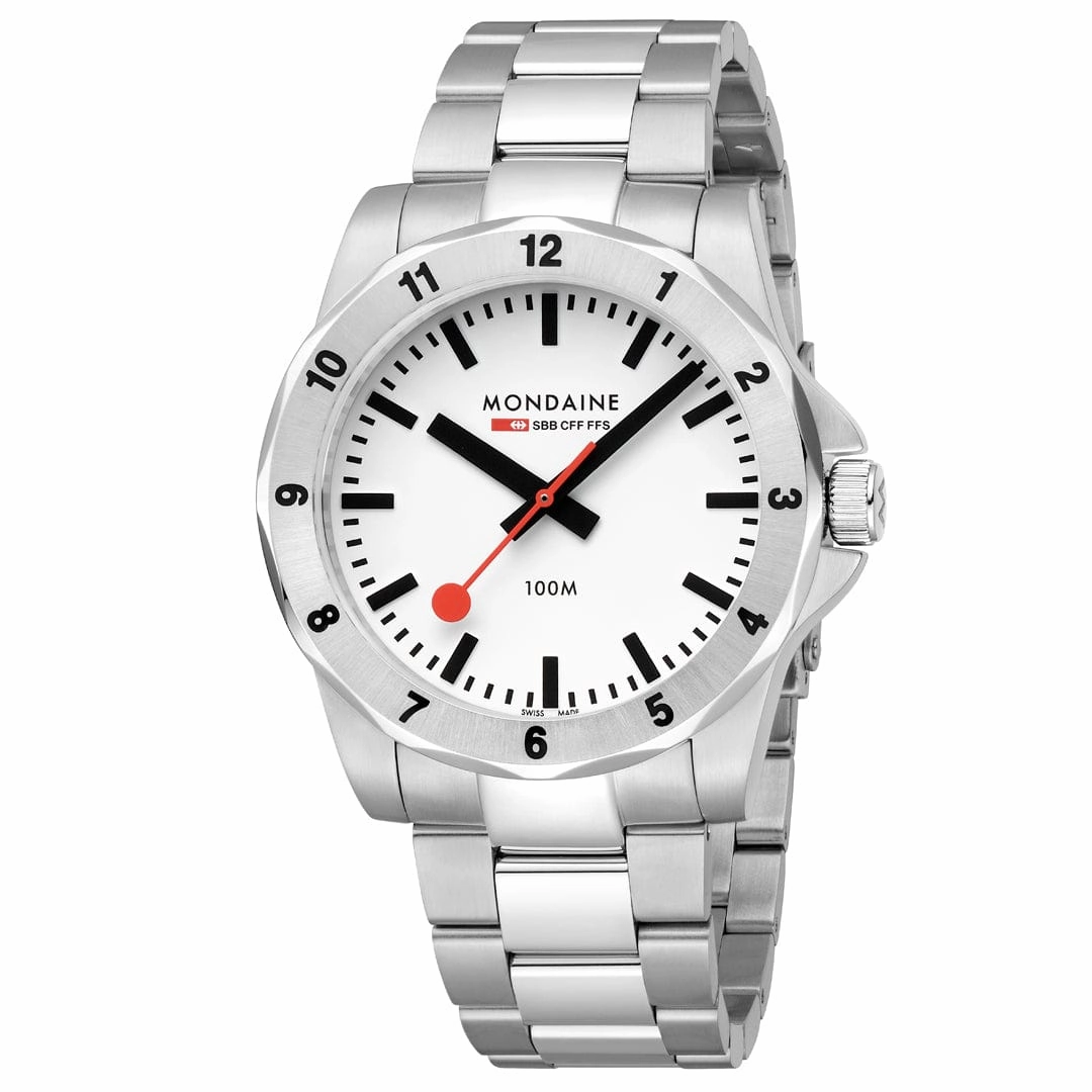 Numeri, 42 mm, Stainless Steel Watch