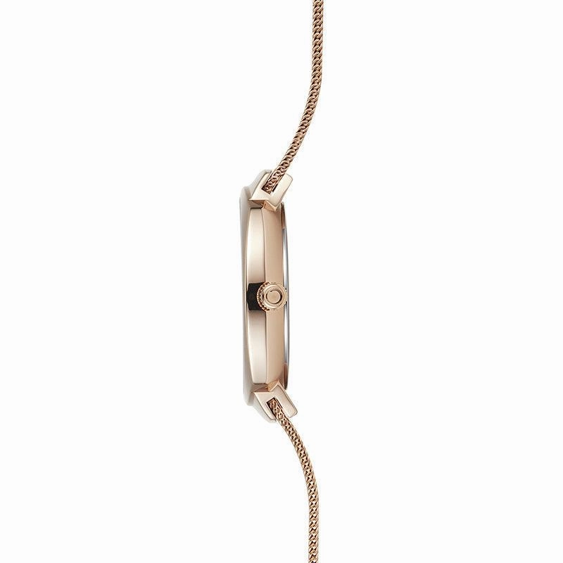 Obaku Felt Lille Rose Gold 33mm Watch - V273LDVWMV
