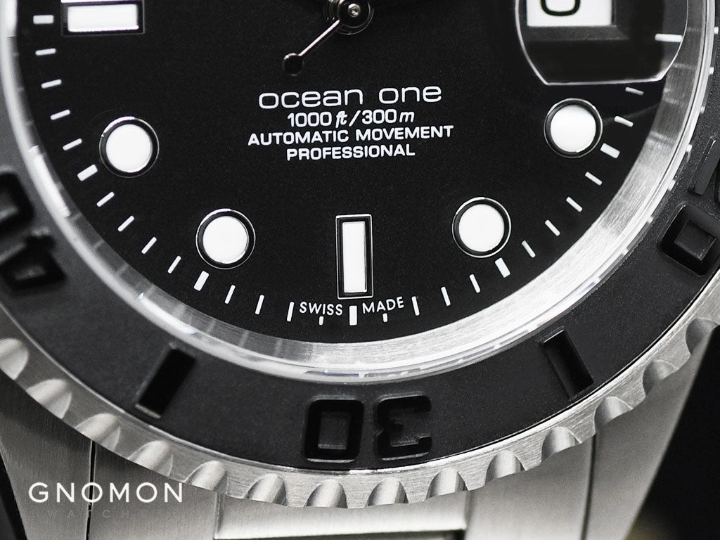 Ocean One Black Ceramic for Gnomon