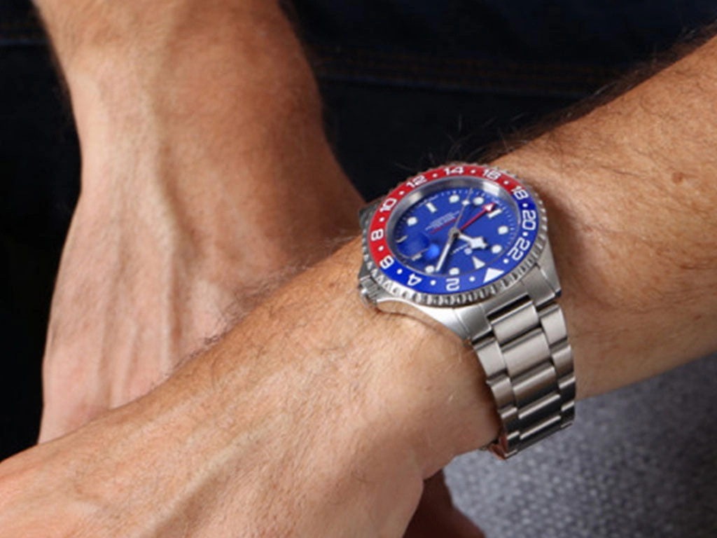 Ocean One GMT Blue/Red Ceramic with Blue Dial