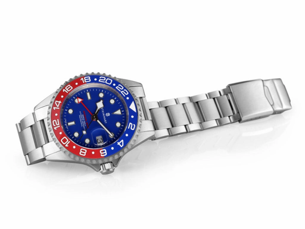 Ocean One GMT Blue/Red Ceramic with Blue Dial