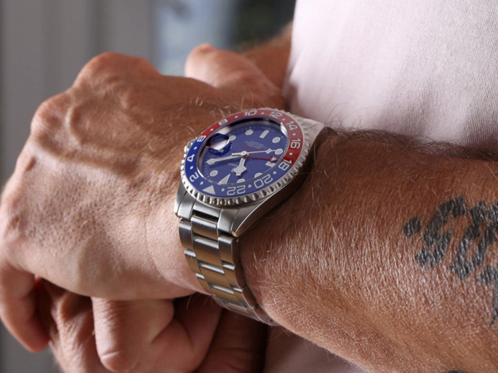 Ocean One GMT Blue/Red Ceramic with Blue Dial