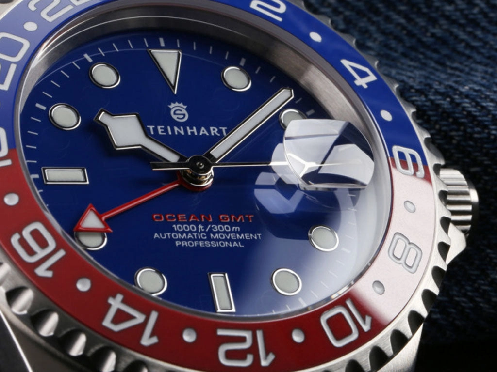 Ocean One GMT Blue/Red Ceramic with Blue Dial