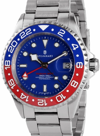 Ocean One GMT Blue/Red Ceramic with Blue Dial