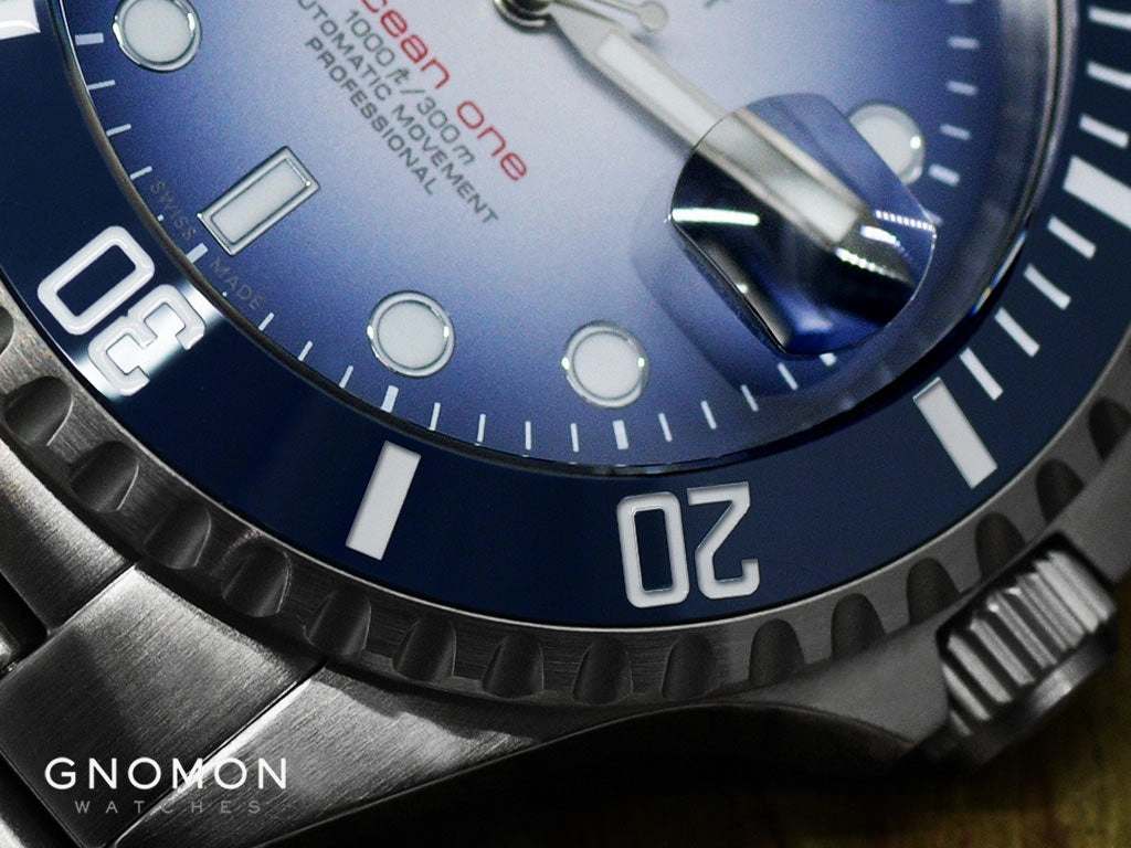 Ocean One Premium Blue Ceramic - ETA2824-2