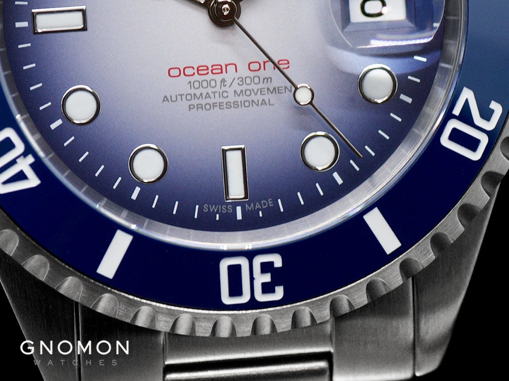Ocean One Premium Blue Ceramic - ETA2824-2