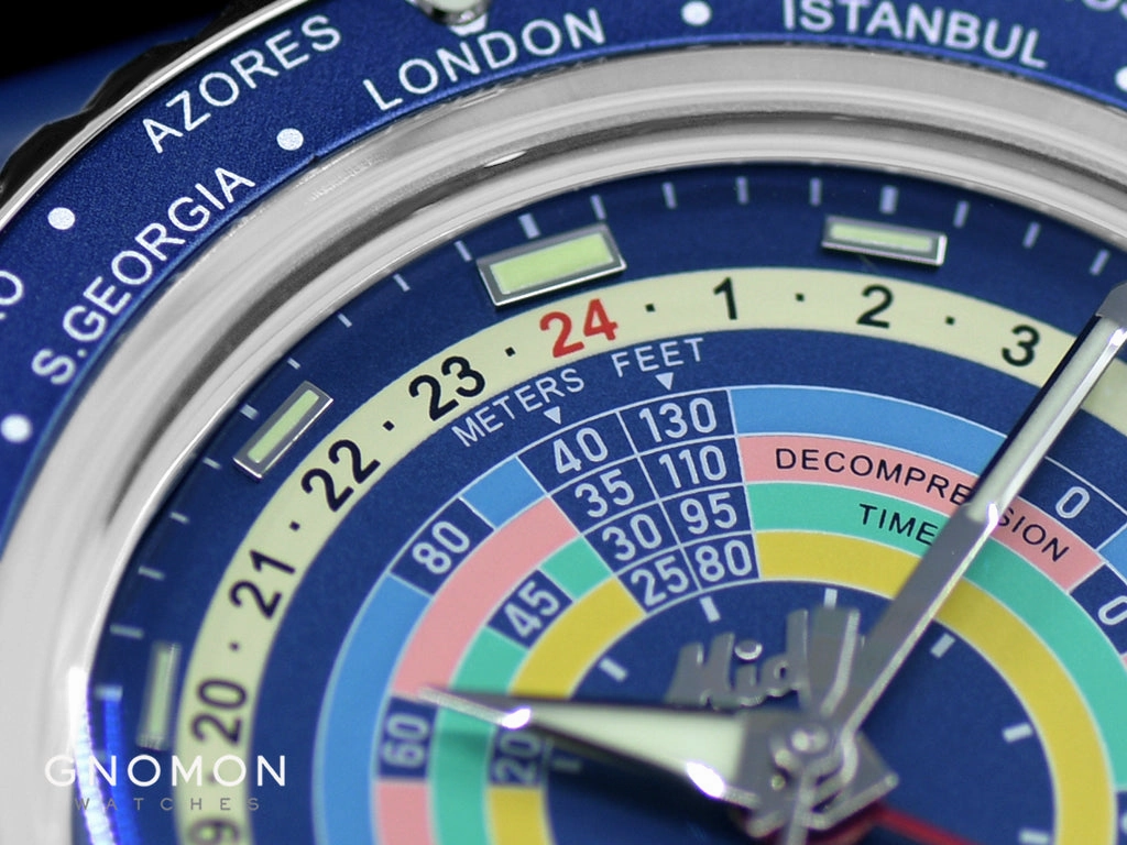 Ocean Star Decompression Worldtimer GMT Blue - Special Edition Ref. M026.829.17.041.00