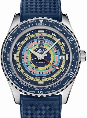 Ocean Star Decompression Worldtimer GMT Blue - Special Edition Ref. M026.829.17.041.00